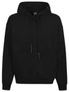 44 Label Group Faded Gen Graphically Printed Black Hoodie With Drawstring In Black