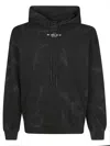 44 Label Group Hoodie Sfumata Logo In Black