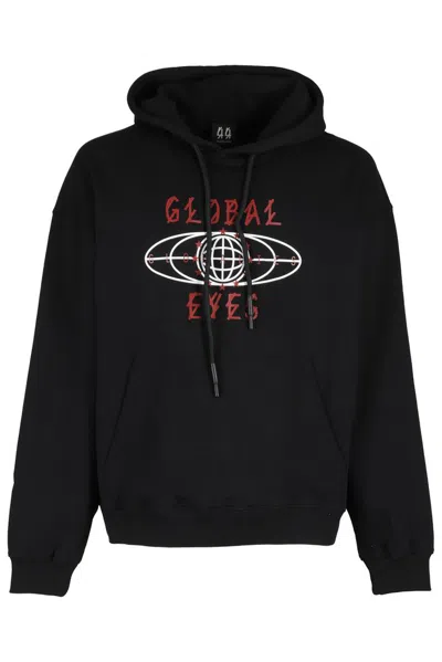 44 Label Group Man Black Sweatshirts