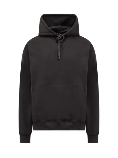 44 Label Group Hoodie With Logo In Black