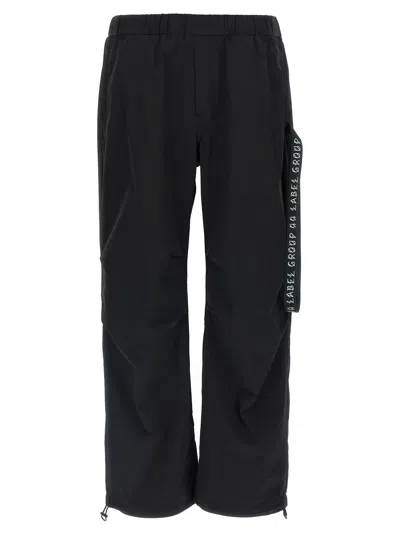 44 Label Group Id Drawsting Pants In Black