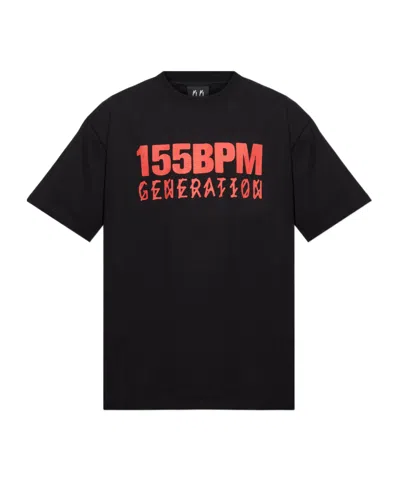 44 Label Group Item O-neck Short-sleeved T-shirt In Black