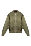 44 Label Group Jacket With Logo In Moss 288