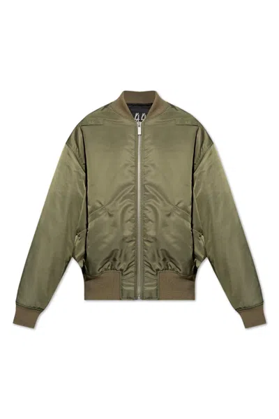 44 Label Group Jacket With Logo In Moss 288