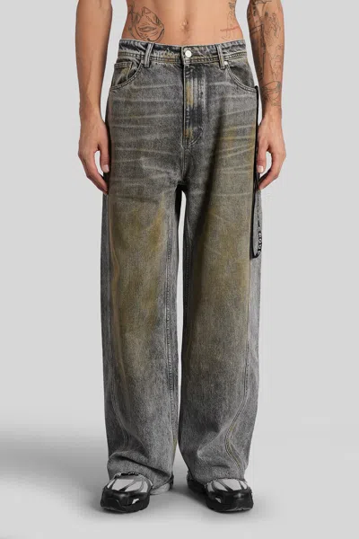 44 Label Group Jeans In Grey Cotton In Gray