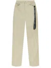 44 Label Group Strap-detailing Trousers In Neutrals