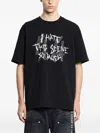 44 Label Group Jersey T-shirt In Black