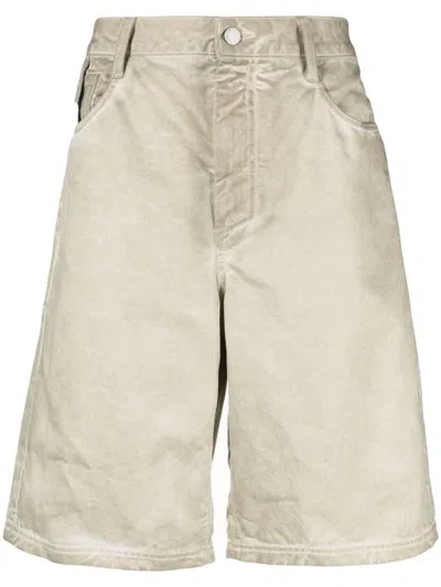 44 Label Group Logo-patch Five-pocket Shorts In Sand