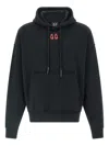 44 Label Group Black Drip Hoodie Sweatshirt In Black