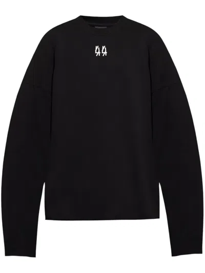 44 Label Group Logo-print Sweatshirt In Black