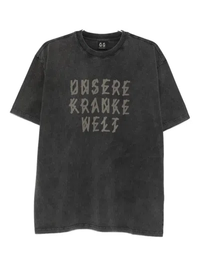 44 Label Group Logo-print T-shirt In Gray