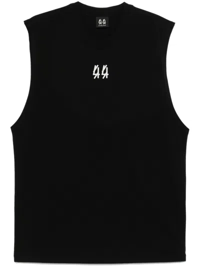 44 Label Group Logo-print Tank Top In Black