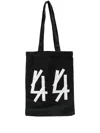 44 Label Group Handtasche Mit Logo-print In Black