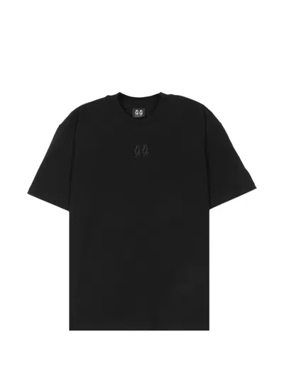 44 Label Group Logo-print Cotton T-shirt In Black