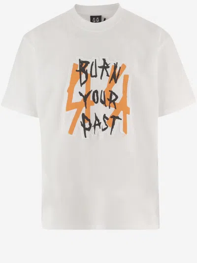 44 Label Group Logo-print Cotton T-shirt In White