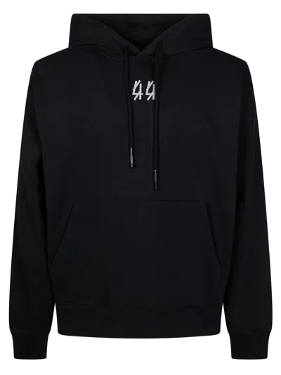 44 Label Group Logo-print Hoodie In Black
