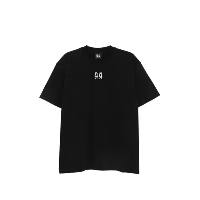 44 Label Group Logo-print Short-sleeve T-shirt In Black