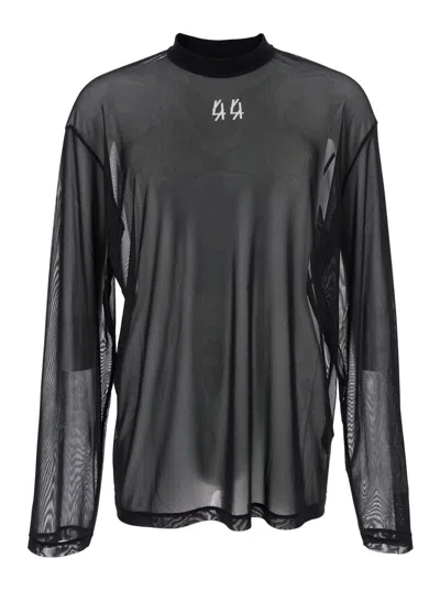 44 Label Group Men Long Sleeve Mesh In Black