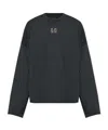 44 Label Group Long-sleeved Sweatshirt In Black