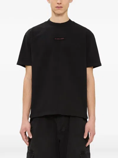 44 Label Group Lotto Skeleton-print Logo-patch T-shirt In Black