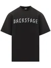 44 Label Group Men Cotton T-shirt With Logo In Black