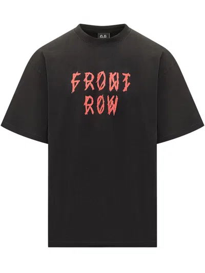 44 LABEL GROUP M44 LABEL GROUP BLACK OVERSIZED 44 LABEL GROUP T-SHIRT WITH FRONT ROW PRINT
