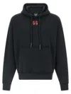 44 Label Group Black Drip Hoodie Sweatshirt In Red