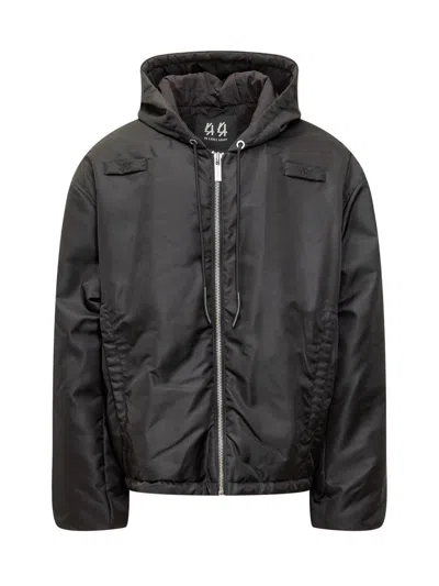 44 Label Group M Jacket With Logo In Black