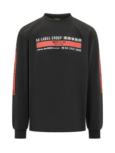 44 Label Group M Longsleeve Tee In Black