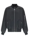 44 Label Group Profiler Bomber Jacket In Black