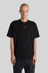 44 Label Group Short-sleeved T-shirt In Black