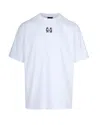 44 Label Group M White Oversized T-shirt  In White