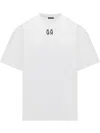 44 Label Group M White Oversized T-shirt  In White