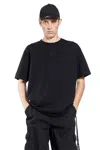 44 Label Group Classic Logo-embroidered Cotton T-shirt In Black