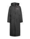 44 Label Group Man Coat Black Size 40 Polyamide In Black