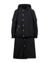 44 Label Group Man Overcoat & Trench Coat Black Size 40 Polyester, Cotton In Black