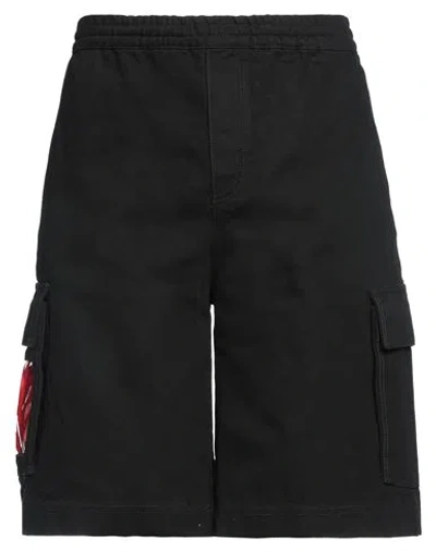 44 Label Group Man Shorts & Bermuda Shorts Black Size 36 Cotton