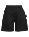44 Label Group Man Shorts & Bermuda Shorts Black Size 36 Cotton In Black