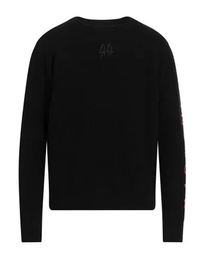 44 Label Group Man Sweater Black Size S Wool, Polyamide