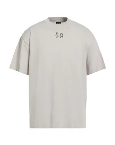 44 Label Group Man T-shirt Beige Size Xl Cotton In Gray