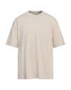 44 Label Group Man T-shirt Beige Size Xxl Cotton In Beige