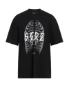 44 Label Group Man T-shirt Black Size Xxl Cotton