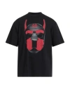 44 Label Group Man T-shirt Black Size Xl Cotton