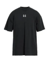 44 Label Group Black Crinkle T-shirt