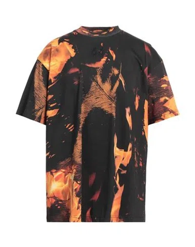 44 Label Group Man T-shirt Black Size Xl Cotton