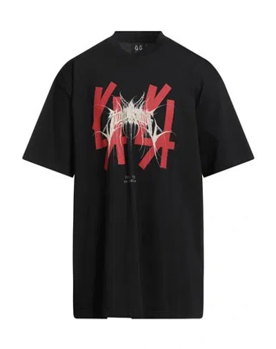 44 Label Group Man T-shirt Black Size Xxl Cotton