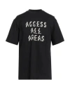 44 Label Group Man T-shirt Black Size Xxl Cotton In Black