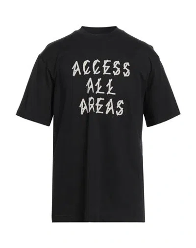 44 Label Group Man T-shirt Black Size Xxl Cotton