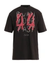 44 Label Group Man T-shirt Dark Brown Size Xl Cotton