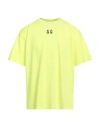 44 Label Group Man T-shirt Yellow Size Xxl Cotton In Yellow